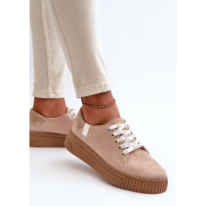 Ženske tenisice Memory Foam System Big Star NN276002 Tamno bež 2