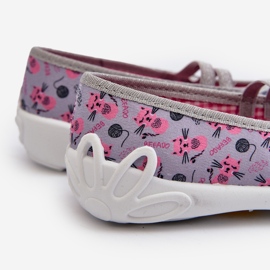 Befado Balerinke za djevojčice s mačićima 116Y327 Siva i Roza ružičasta 2