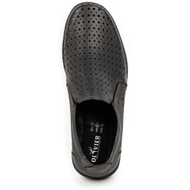 Olivier Ažurirane muške natikače za ljeto 662 crne crna 3