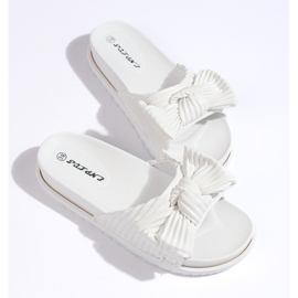 Bijele japanke s debelim potplatom bijela 1