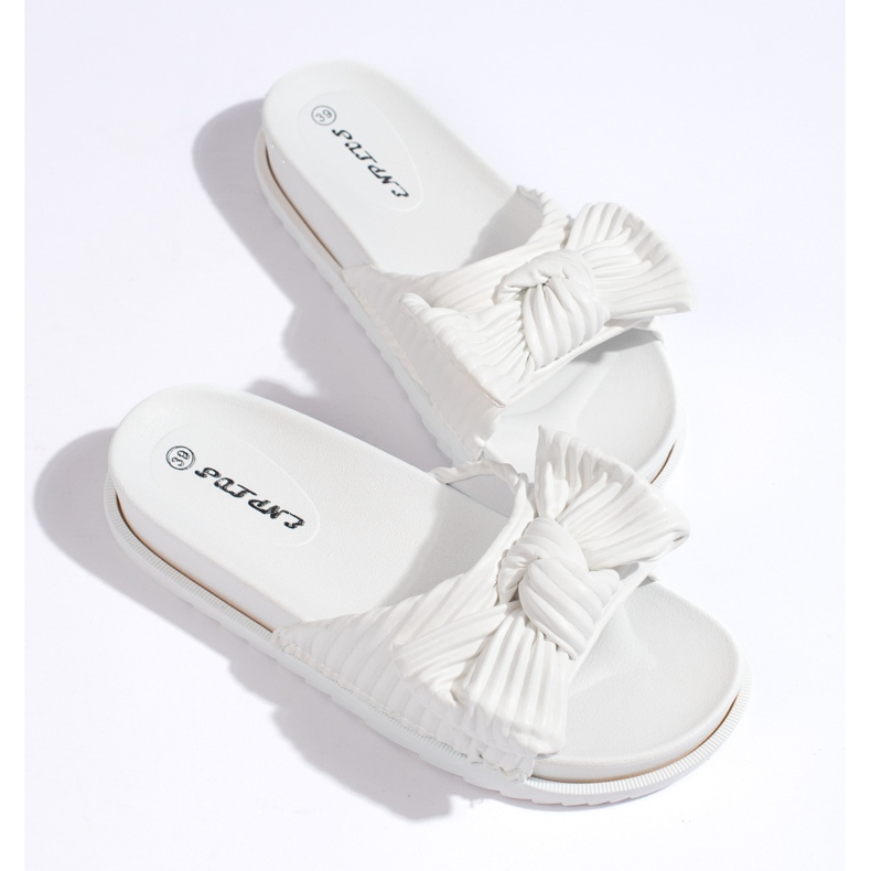 Bijele japanke s debelim potplatom bijela 1