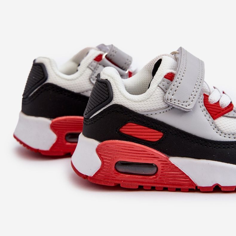 Crvene Krissandra dječje tenisice na čičak crvena 1