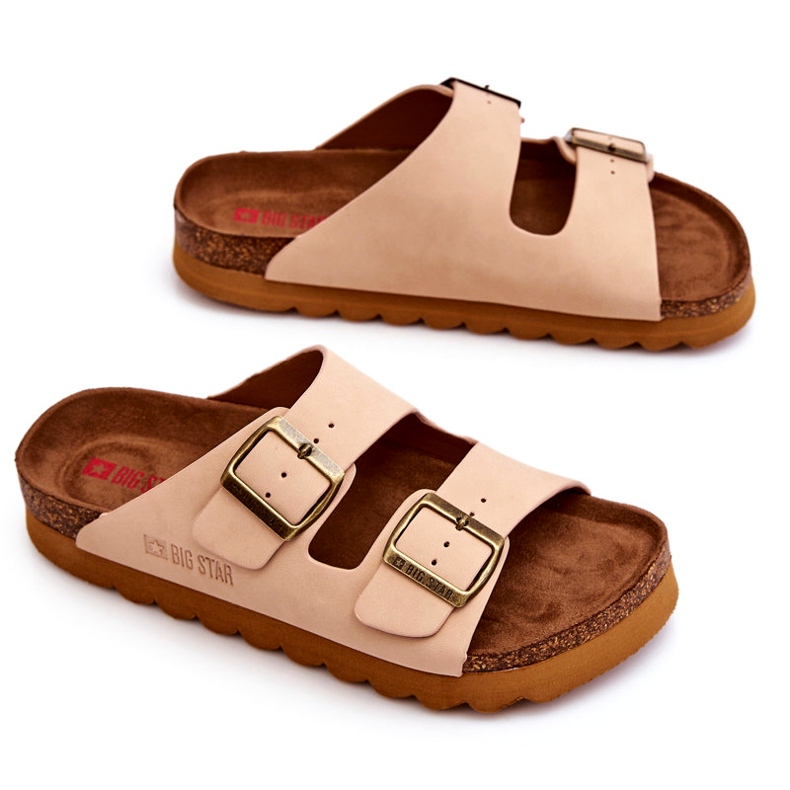 Klasične ženske papuče Big Star LL274478 Bež 3