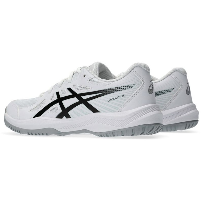 Asics Upcourt 6 Gs Jr 1074A045 101 tenisice za odbojku bijela 2