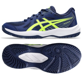 Asics Upcourt 6 Gs Jr 1074A045 400 tenisice za odbojku plava 1