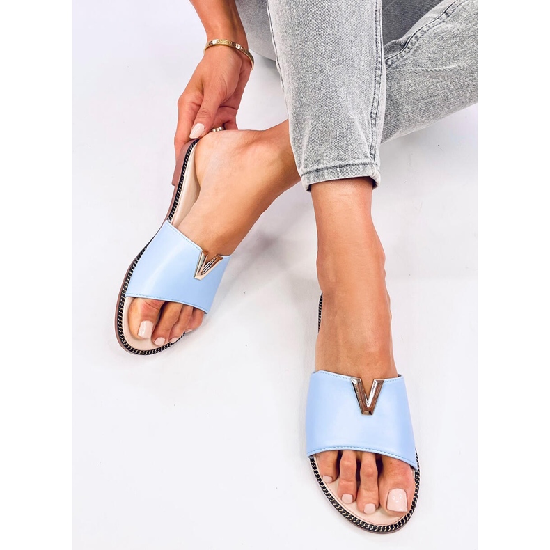 Willow Blue ženske papuče za lice plava 1