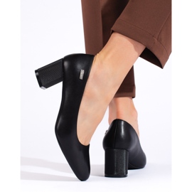 Crne ženske cipele s visokom petom od Sergio Leonea crna 1