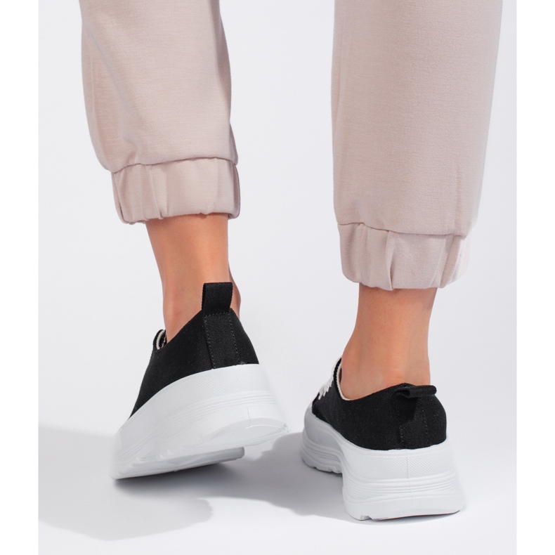 Klasične ženske tenisice crne boje crna 1