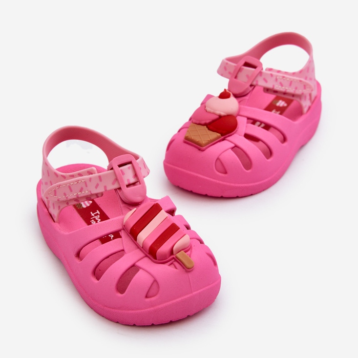 Dječje sandale na čičak 83486 Ipanema Summer Xiii Baby Pink ružičasta 2