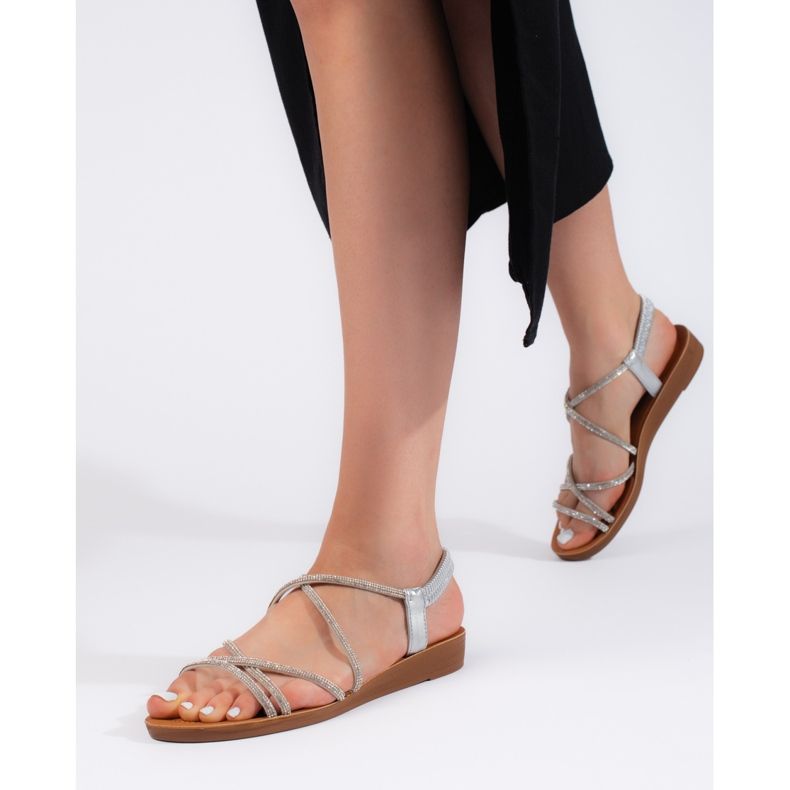 Srebrne natikače s kubičnim cirkonima srebro 1