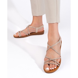 Bež natikače sa kamenčićima 1