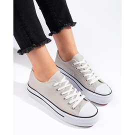 Ženske klasične sive tenisice siva 1