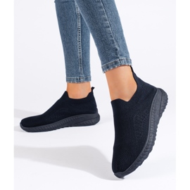 Ženske sportske cipele slip-on, tamnoplave plava 1