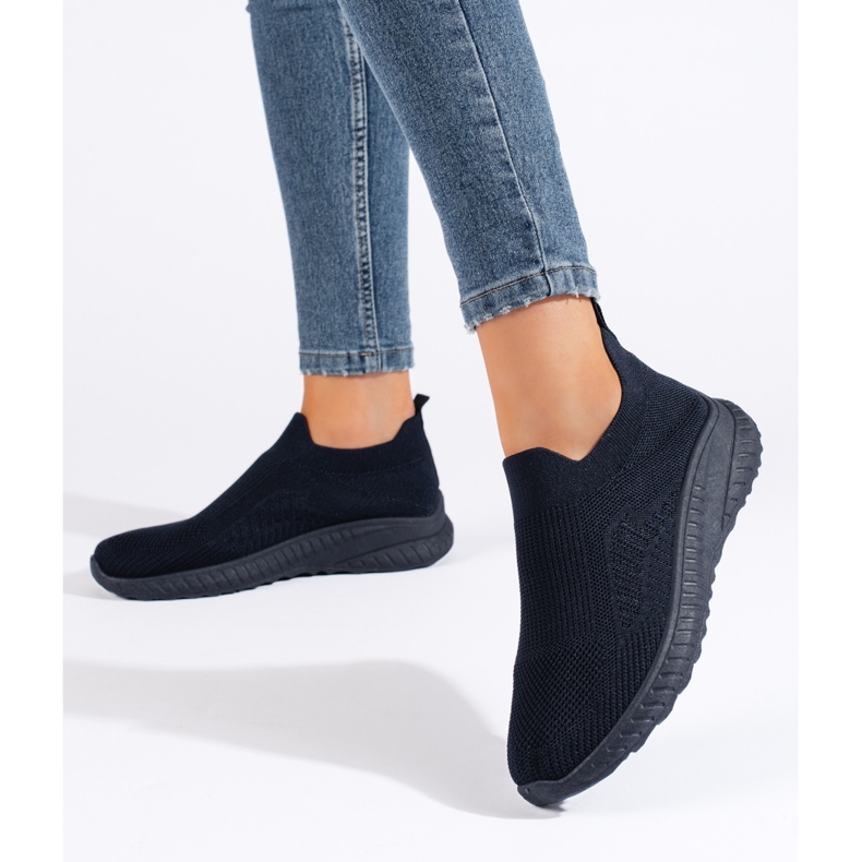 Ženske sportske cipele slip-on, tamnoplave plava 1