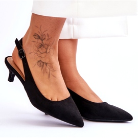 Jeeini Visoko niske cipele, crne crna 4