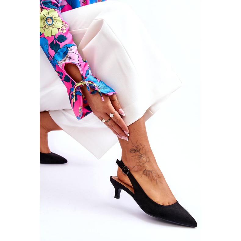 Jeeini Visoko niske cipele, crne crno 2