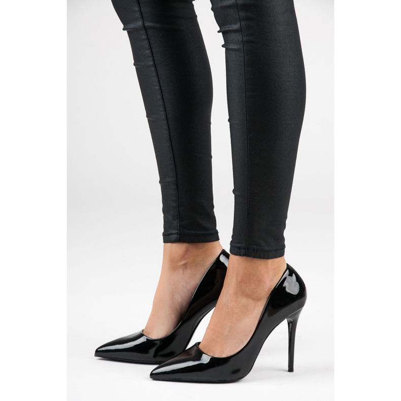 Seastar Crno lakirane potpetice crna 1