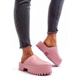 Ženske japanke na masivnom potplatu Big Star NN274020 Pink ružičasta 3