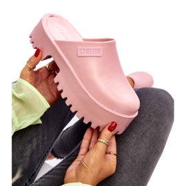 Ženske japanke na masivnom potplatu Big Star NN274020 Pink ružičasta 2