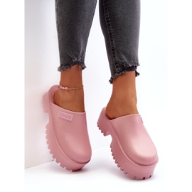 Ženske japanke na masivnom potplatu Big Star NN274020 Pink ružičasta 1