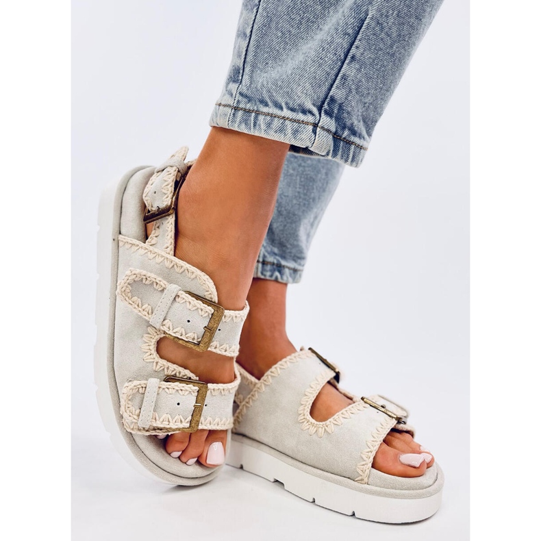 Badey sive sandale s platformom siva 2