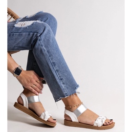 Bijele Aldona sandale bijela 1