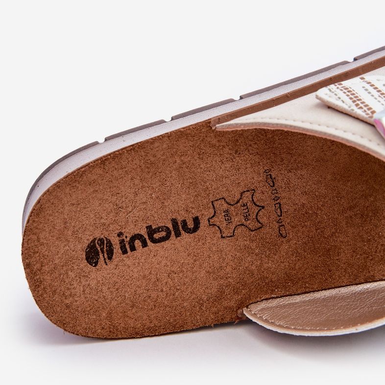 Udobne ženske japanke s kopčama Inblu CP000045 Bež 2