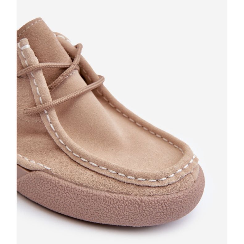 Sergio Leone SP021 Ženske cipele od bež antilop kože 1