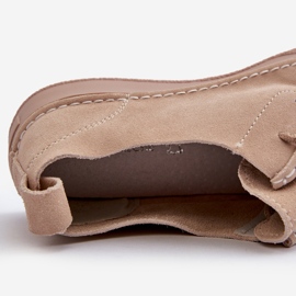 Sergio Leone SP021 Ženske cipele od bež antilop kože 2