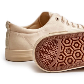 Ženske glatke niske tenisice Big Star LL274061 Bež 1