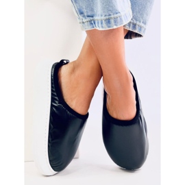 BM Izolirane zimske papuče Toby Black crno 1