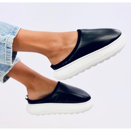 BM Izolirane zimske papuče Toby Black crno 2