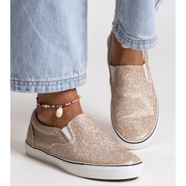 Zlatne sjajne Lublubah tenisice zlatna 1