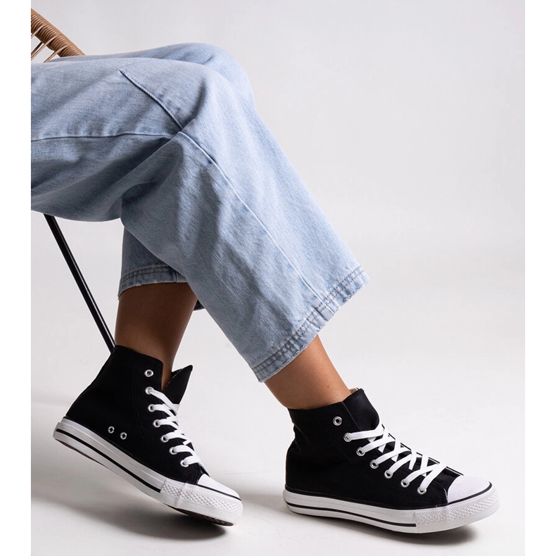 Efren crne visoke tenisice crno 1