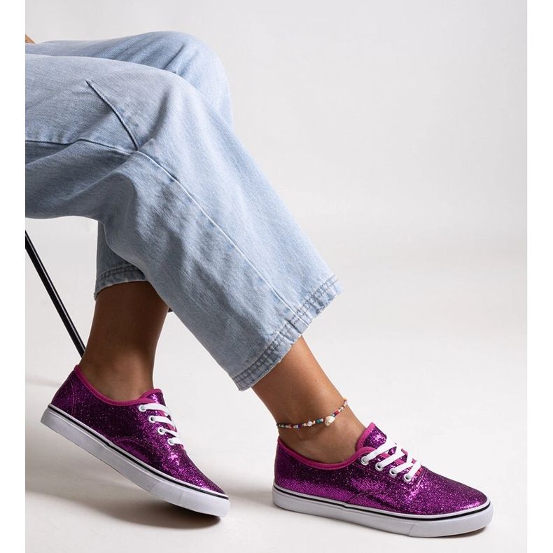 Merri roze sjajne tenisice ružičasta 1