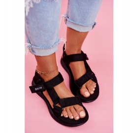 Ženske sandale Big Star Black FF274A600 crne crna 2