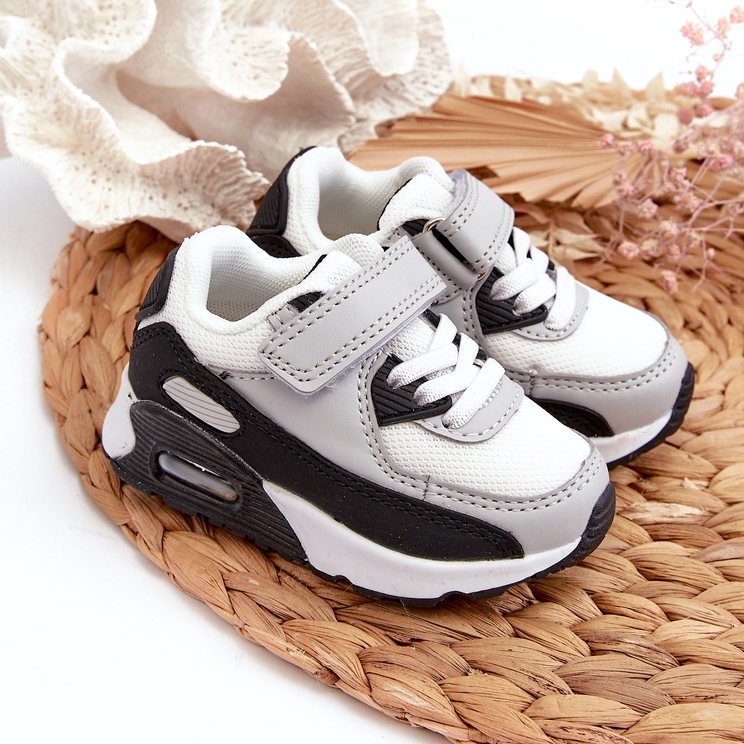 Tenisice sportski sportski čičak siva 4