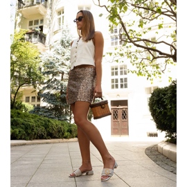 Zelene Cantara japanke na nisku petu zelena 2