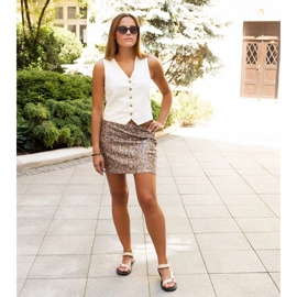 Nashida sandale od eko kože bež boje 2