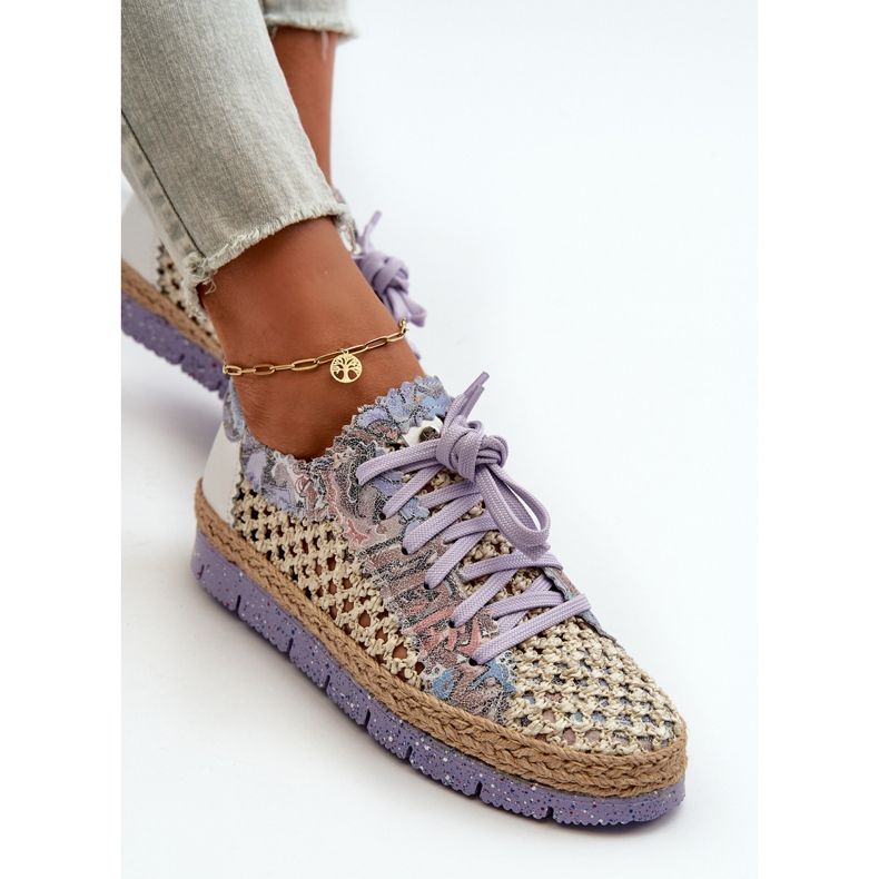 Ženske kožne cipele Maciejka 05897-05 Ljubičasta 2