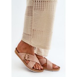 Udobne ženske japanke s kopčom Inblu VO000012 Svijetlo ružičasta 2