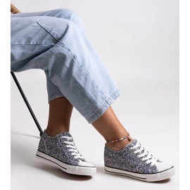 Crne sjajne Jadwa visoke tenisice crna 1