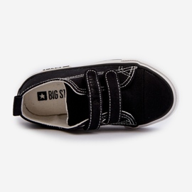 Dječje tenisice na čičak Big Star LL374015 crne crno 2
