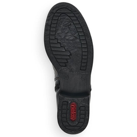 Lakirane ženske Jodhpur čizme Rieker Z4965-90 crna 2