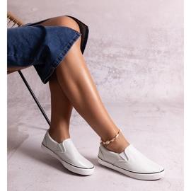 Shelianine sjajne bijele tenisice bijela 1