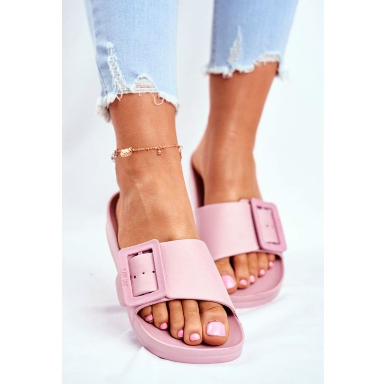 Ženske papuče Big Star s kopčom ružičaste FF274A387 ružičasta 3