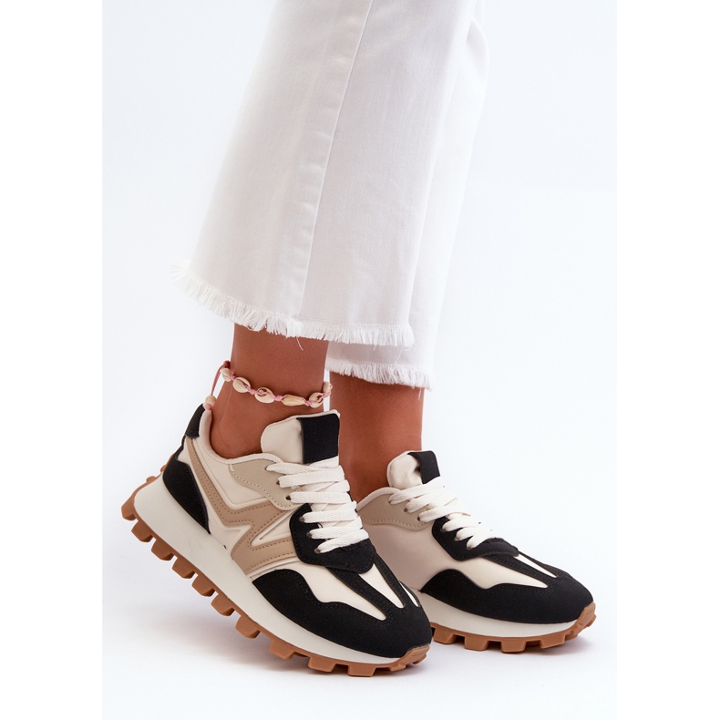 Ženske crne sportske cipele Kalelia tenisice crno 1