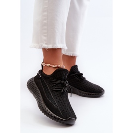 Crne ženske sportske cipele Nelmarie od tkanine crna 2