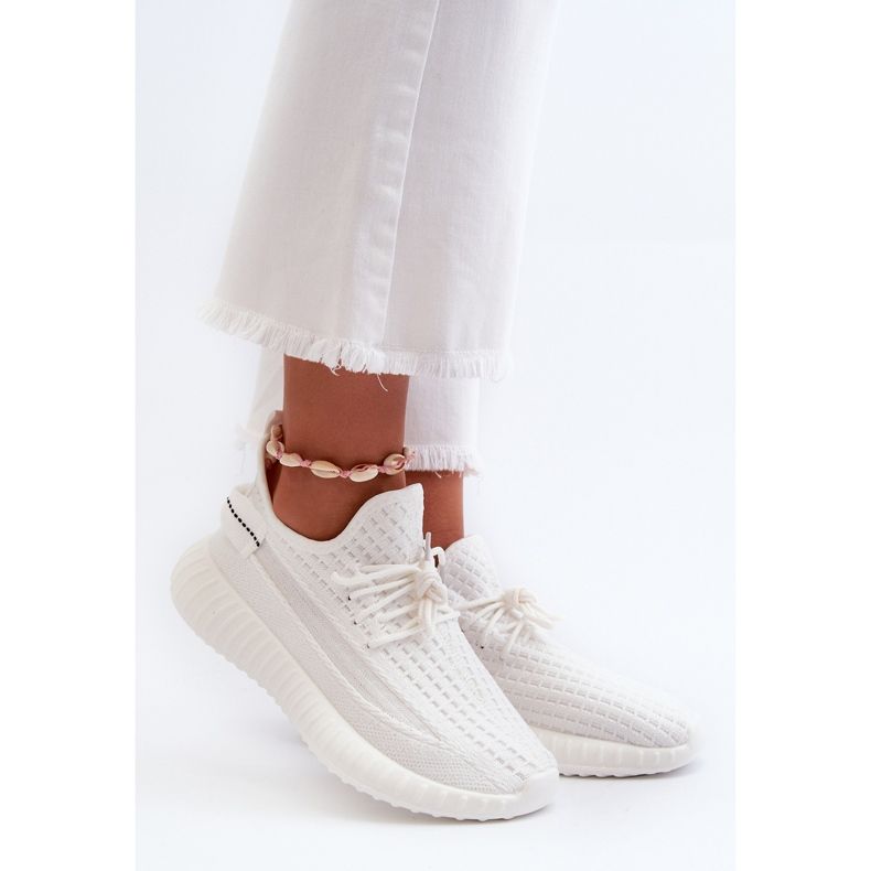 Ženske platnene sportske cipele, bijele Nelmarie bijela 1