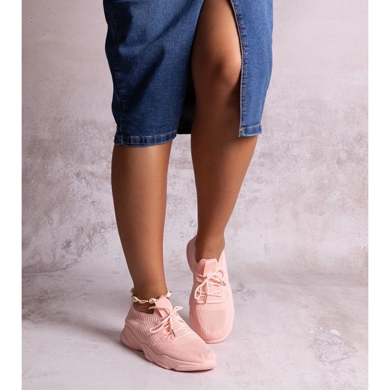 Ružičaste Madi tenisice od tkanine ružičasta 1